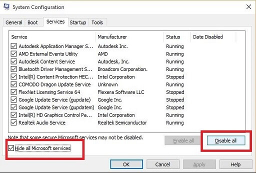 System Configuration