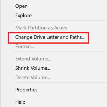 Change Drive Letters and Paths