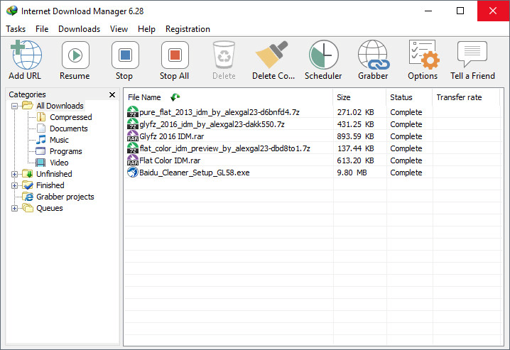 Internet Download Manager (IDM)