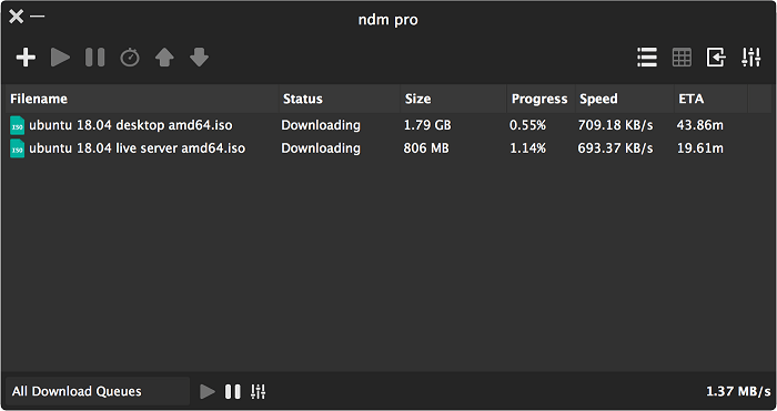 Ninja Download Manager (NDM)