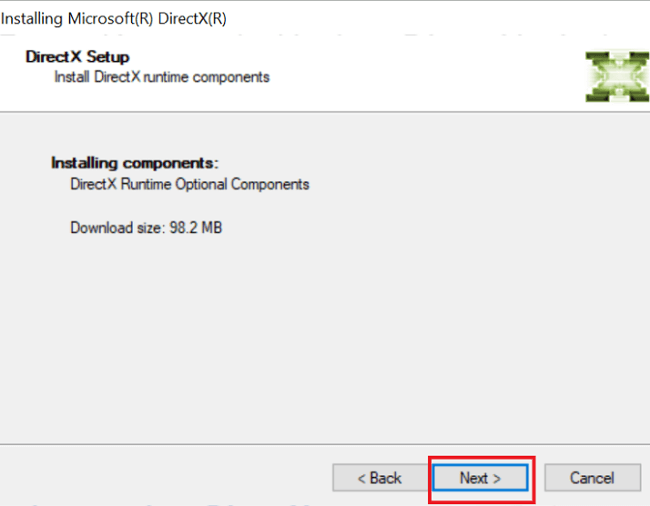 Download the latest version of DirectX from Microsoft -2