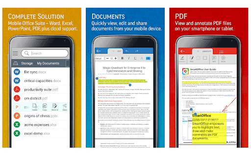 SmartOffice- View & Edit MS Office Files & PDF’s