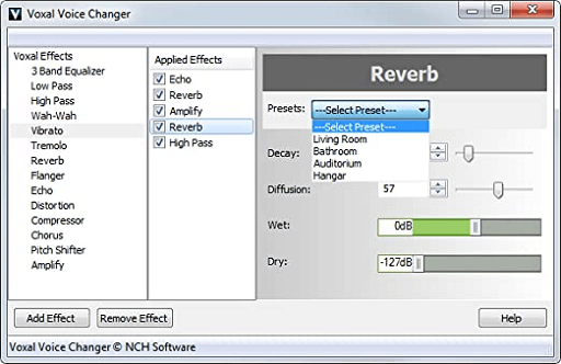 NCH Voxal Voice Changer - Best voice changer app for PC