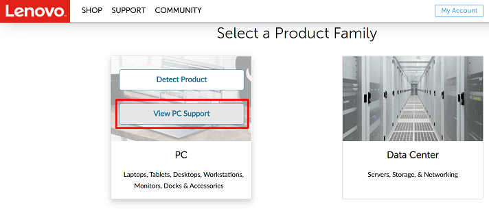 Download Lenovo power management driver through the official website