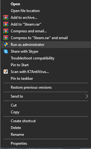 Run-the-Steam-as-an-Administrator