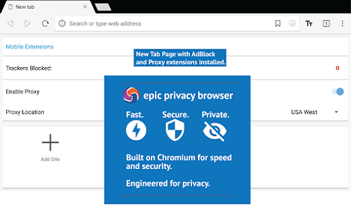 Epic Browser- best Internet browser