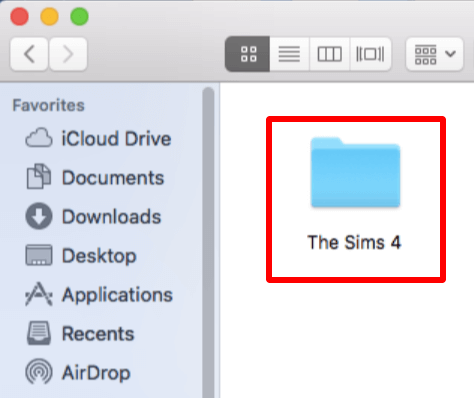 how to reset your sims 4 game mac