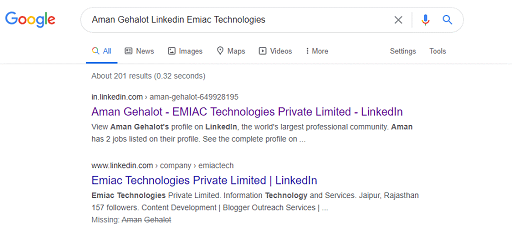 Take the Help of Google to View a LinkedIn Profile