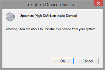 uninstall audio driver windows 10