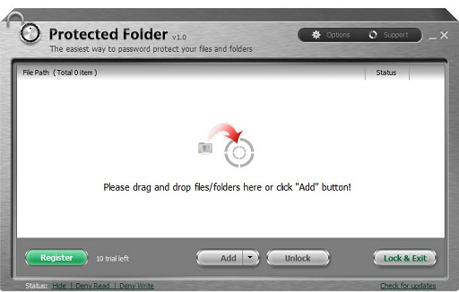 IObit Protected Folder- Best folder lock software