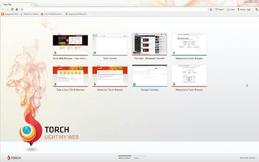 Torch- best lightweight browser for pc