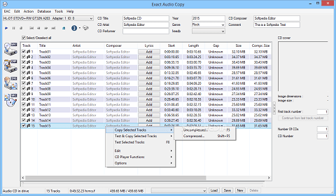 Exact Audio Copy - best quality CD rippers