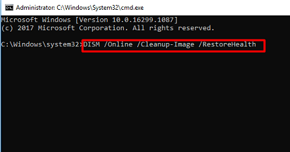 type the DISM Command for Dev Error 6068 in MW