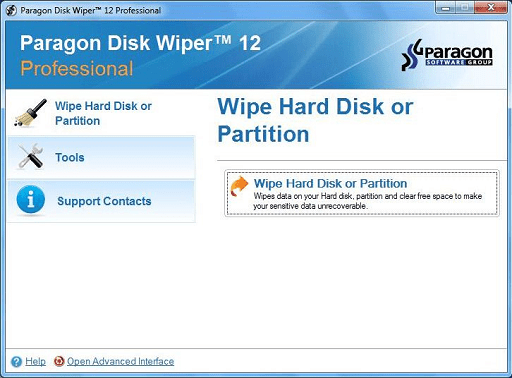 Disk Wiper Professional- Best file shredder with in-built Wipe Media Builder