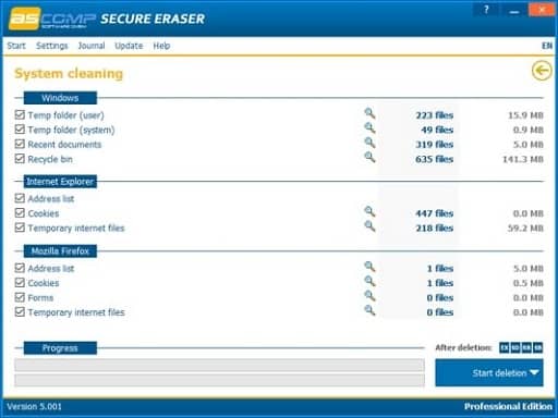 Secure Eraser- Best delete software with multiple uses