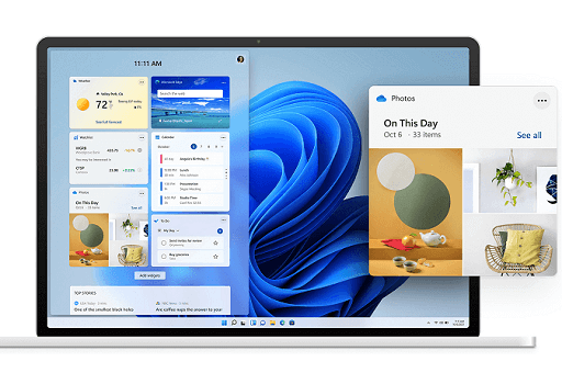 Features of the All-New Windows 11- Attractive Widgets-