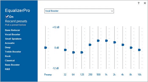 Equalizer Pro- best equalizer for Windows 10