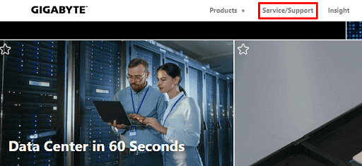 Download the driver from Gigabyte’s website