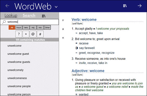 WordWeb Dictionary