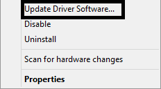 update driver software