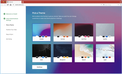 Vivaldi- best free alternative for the Safari browser