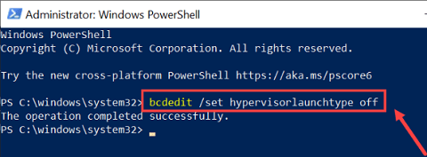 Turn off virtualization