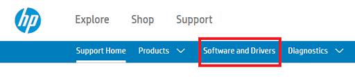 Download the driver from HP’s website