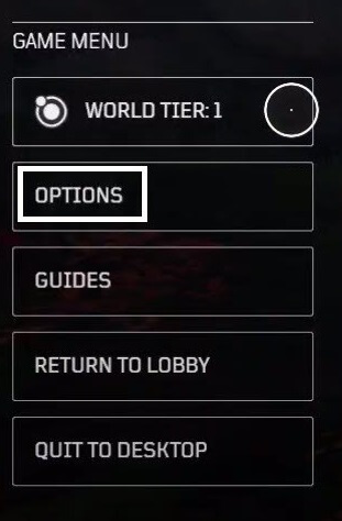 Change the outrider Game Settings through steam