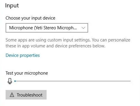 Use the slider below to increase the sound of the microphone