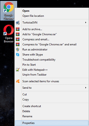 Disable Full-Screen Optimization- properties