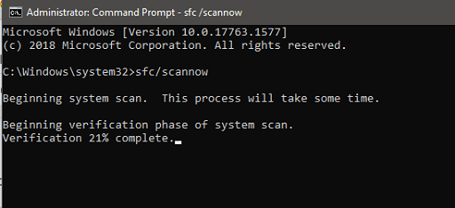 type the command and press Enter