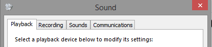 Disable Allow applications to take exclusive control of this device- playback