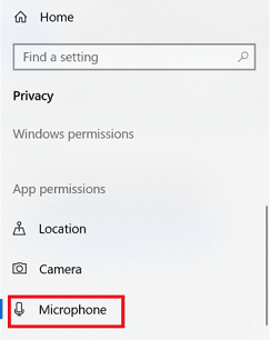 Click on microphone tab