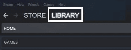 Launch your Steam app and select Library