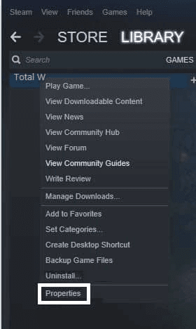 Look for VRChat and right-click on it to select Properties