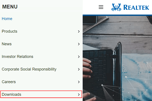 Download and install the updated driver via Realtek’s website