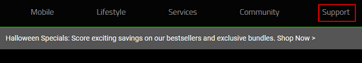 Download the driver from Razer’s website- click on support