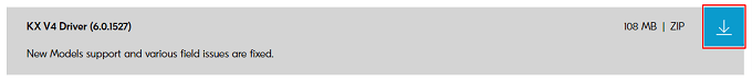 the KYOCERA printer drivers downloaded from the official website