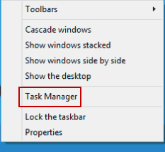 Close offending programs- open task manager
