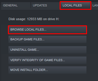 BROWSE LOCAL FILES
