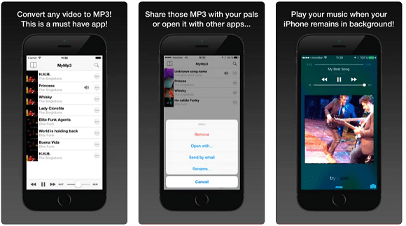 MyMP3- best apps to convert youtube to mp3 on iphone