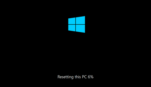 reset the pc