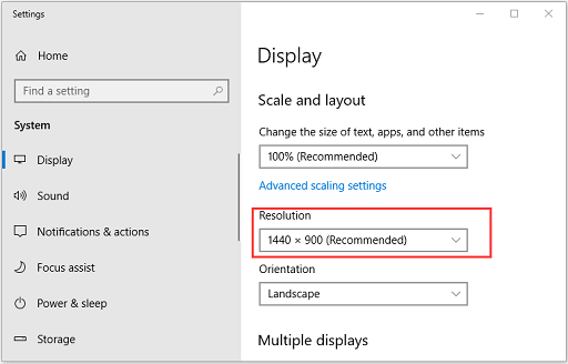 Lower the screen’s resolution