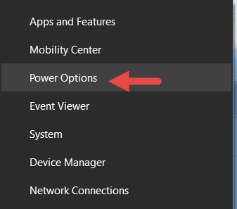 Power Options