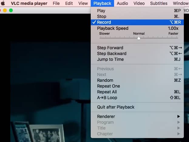 VLC Screen record in mac