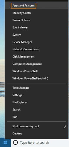 Apps and Features