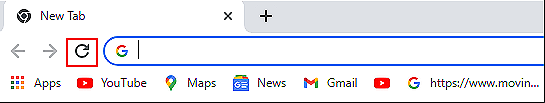 Load the page again