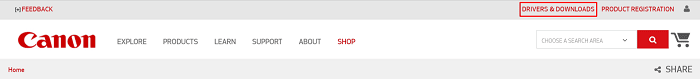 Canon Official Website - Drivers & Downloads