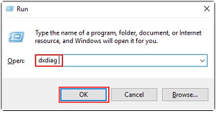 Open directx from windows run box