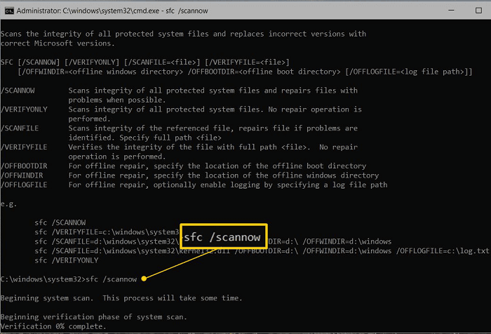 Data Error (Cyclic Redundancy Check) -Execute SFC scanning